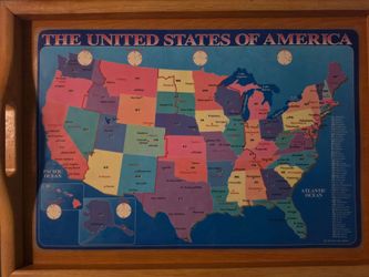 *free* Map of the US - kids placemat