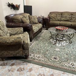 Sofa, Love Seat & Chair (3-pcs Set)