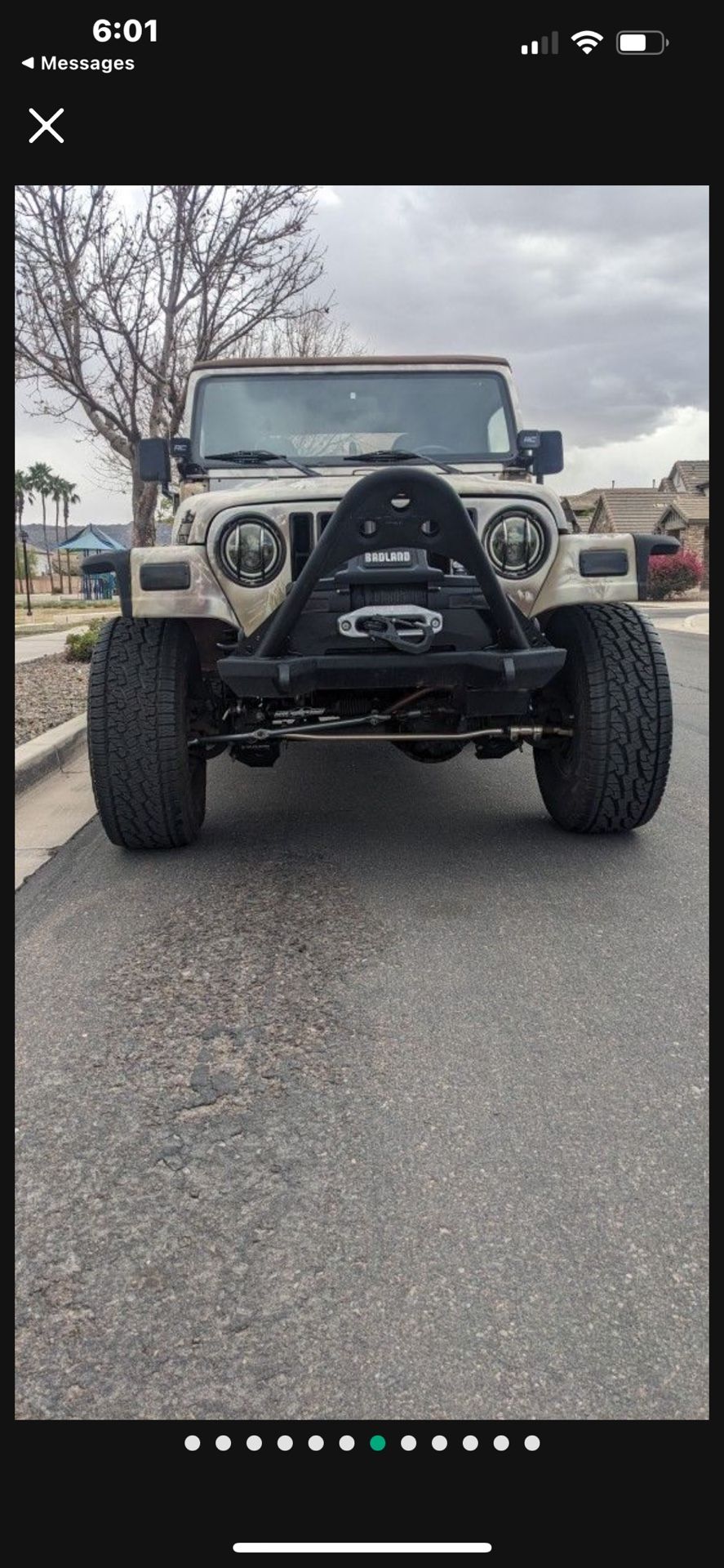 Jeep TJ Bumper With Winch