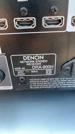 Denon - DRA-900H 100W 2.2-Ch. Bluetooth Capable with HEOS 8K Ultra HD HDR Compatible Stereo Receiver with Alexa - Black