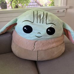 Star Wars Baby Yoda Squishmallow Grogu Mandalorian XL 20” Inch Toy Plush Pillow