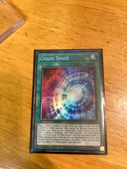 Yu-Gi-Oh! Chaos Space Collectors Rare 1st Edition