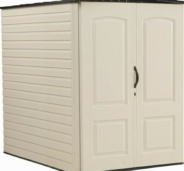 Rubbermaid Large Vertical Resin Storage Shed, 5x6 ft