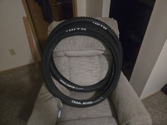 Pair Of 7.5 WTB Trail Boss Vihilante Tires 