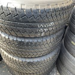 255-70-18 Used Tires 255/70/18 Llantas Usadas