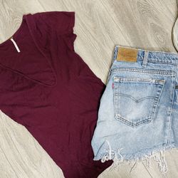 Free people v-neck T-shirts