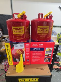 Eagle UI50FS Type I Safety Cans – Set of 2