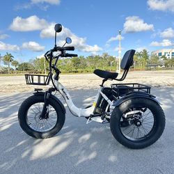 new 2026 electric folding trike 3 wheeler on/off road 48v