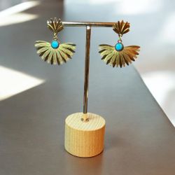 Dangle Drop Turquoise Earrings