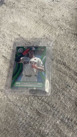 Matt Chapman Toptek Green Parallel 97/99 Baseball Card