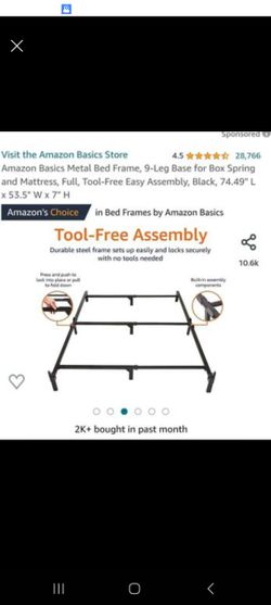 Full-- Metal Bed Frame
(READ THE DESCRIPTION)
