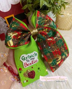 Grinch Bow 