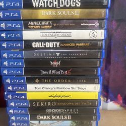PS4 Games (READ DESCRIPTION)