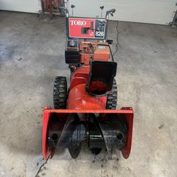 Toro 826 Two Stage Snowblower 
