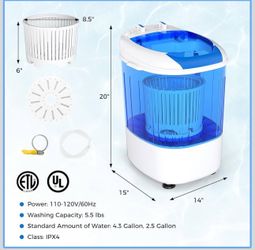 Portable mini washer
