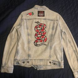 Custom Jean Jacket Size (small)