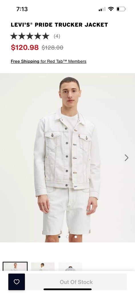 Men Levi's Pride Jacket