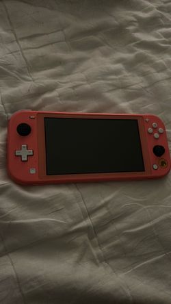 Nintendo switch lite pink animal crossing edition