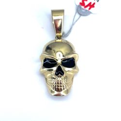 14Kt Yellow Gold Skull Pendant 4.80g 200545/12