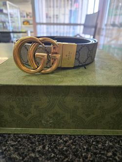GG Supreme Belt with Double G Buckle