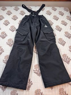 Gerry Boys/ Unisex Snow Bib Pants Sz Medium 10/12 removable straps. Mint Cond!