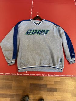 Vintage Seahawks Crewneck Grey Lee Mens Large