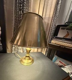 Vintage Levenger Brass Table Lamp 