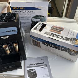 Royal Sovereign QS-1AC Coin Sorter Counter Machine W/ Coin Wrappers