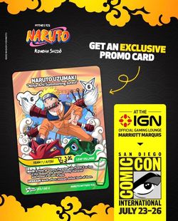 Naruto Mythos TCG Promo SDCC exclusive 2026