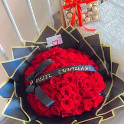 ❤️Hermoso Ramo  De Rosas Rojas