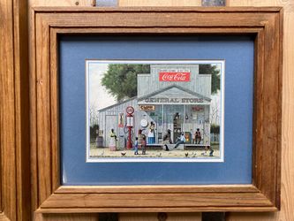 Set of Jack Meyers Framed Folk Art Prints