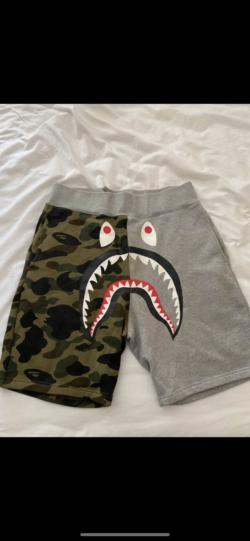 Authentic Bape Shark Shorts Large 