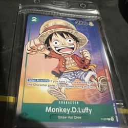 One Piece Card Game Monkey D Luffy Anime Expo Exclusive