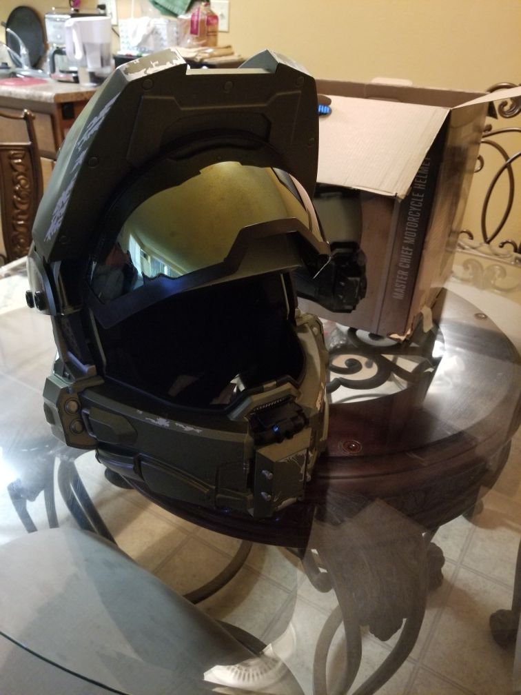 Halo Master Chief Motorcycle Helmet