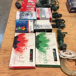 Christmas Lights, Leads, Plugs, Timers, Etc