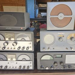Lot Of 17 Various Shortwave AMATEUR Ham Radio  Equipment 