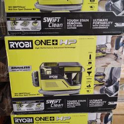Ryobi 18V SWIFTclean Spot Portable Carpet Cleaner Cordless Brushless 