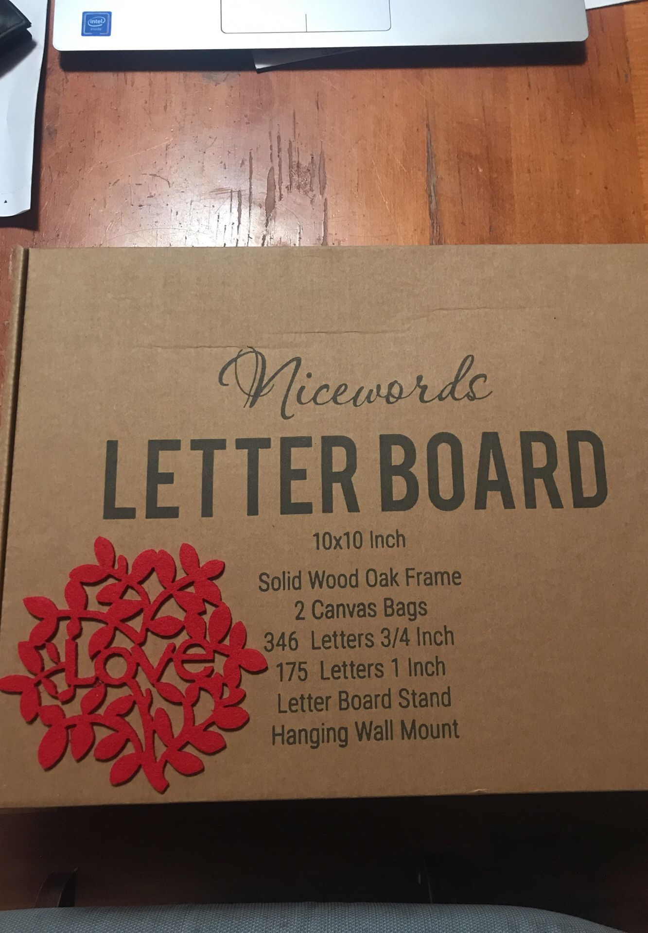 Letter board by nnnFamily