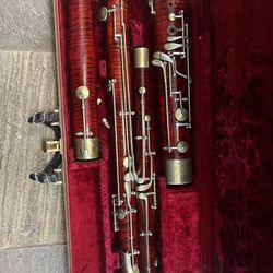 Wooden Bassoon. Made In France