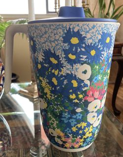 ANTHROPOLOGIE PITCHER WITH LID Sarah Campbell Collection