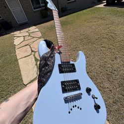 Baby Blue Boss Eletric Guitar 