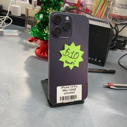 iPhone 14 Pro Max  128GB Unlocked Get Now $50 Down😳apply Now And Take It Home