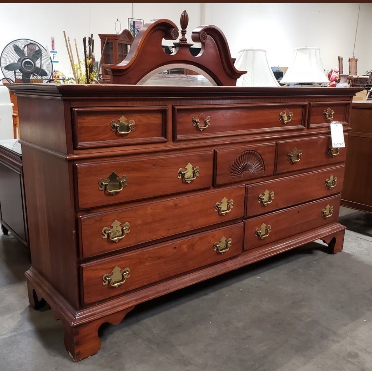 Antique Victorian dresser with mirror