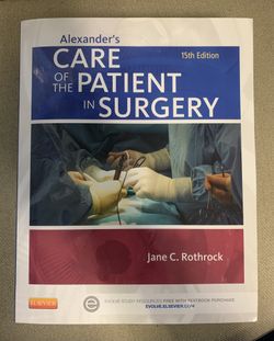 Care of the Patient in Surgery