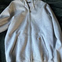 Grey Carhartt Sweater Zip up