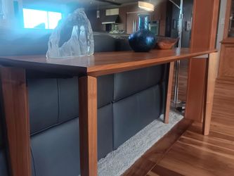 Walnut console table ( looks like Teak)