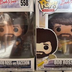 Bob Ross Pop Figures