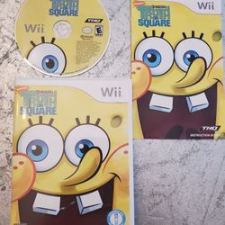 SpongeBob's Truth or Square (Nintendo Wii, 2009) CIB video game