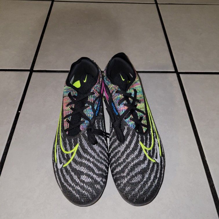Nike Phantom GX Elite Fusion FG Black Volt Cleats FD9845-071 Mens Size 6.5