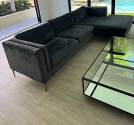 Upholstered Chaise Sectional